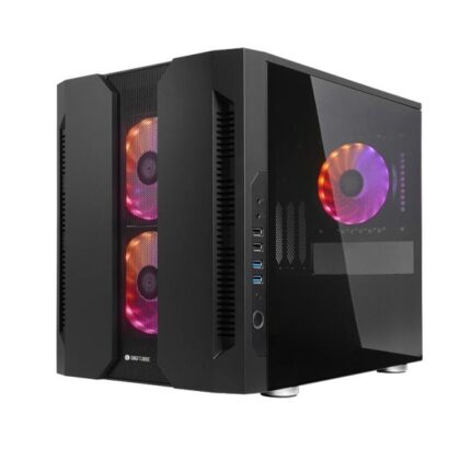 Case CHIEFTEC micro ATX/Mini-ITX Black Cube PC GM-02B-OP  GM-02B-OP 753263077622