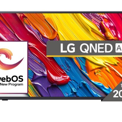 TV Set LG 43" 4K/Smart 3840x2160 Wireless LAN Bluetooth webOS Black 43QNED82A3B  43QNED82A3B 8806096352762