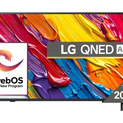 TV Set LG 50" 4K/Smart 3840x2160 Wireless LAN Bluetooth webOS Black 50QNED82A3B  50QNED82A3B 8806096352946