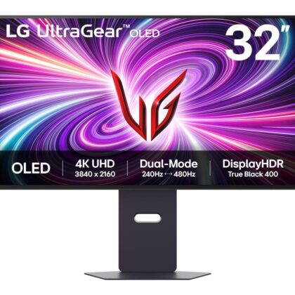Monitor LG 32 " 3840 x 2160 pixels 4K Ultra HD Native aspect ratio 16:9 OLED Flat 32GX870A-B  32GX870A-B 8806096510520