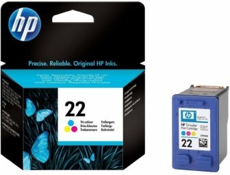 HP 22 Colour Inkjet Cartridge C9352AE 882780046597