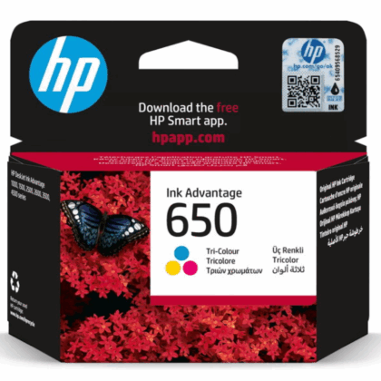 HP 650 CZ102AE Tri-color Ink Cartridge CZ102AE 886112545994