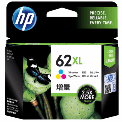 HP 62XL High Yield Tri-color Original Ink cartridges C2P07AE#UUS 888793376805