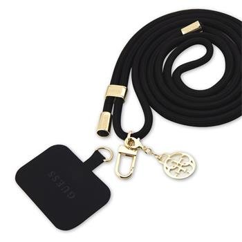 Guess Crossbody Strap Cord 4G Charm Gold/Black GUOUCNMG4EK 3666339105037
