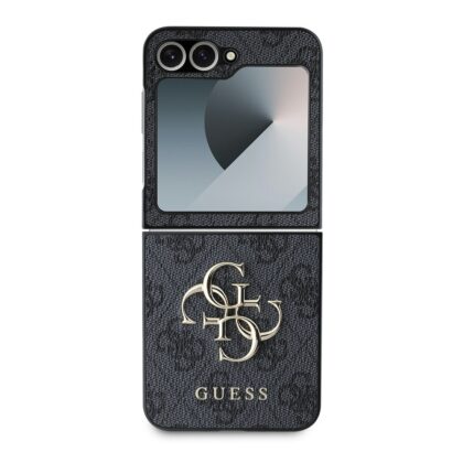 Guess PU 4G Metal Logo Case for Samsung Galaxy Z Flip 6/7 FE / Grey GUHCZF64GMGGR 3666339313128