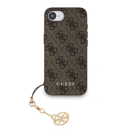 Guess 4G Charm Case for iPhone 16e Tone on Tone / Brown GUHCPSE4GF4GCW 3666339455019