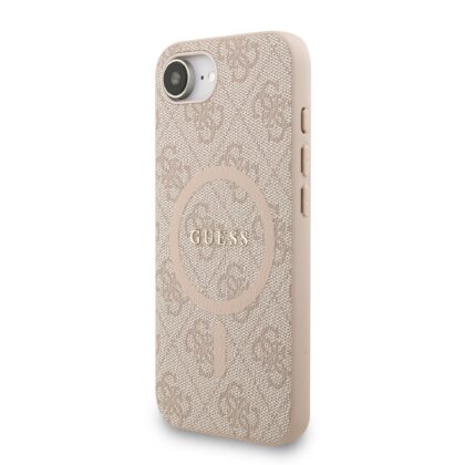 Guess PU Leather 4G Colored Ring Strap MagSafe Case for iPhone 16e / Pink GUHMPSE4P4GREGSP 3666339477158