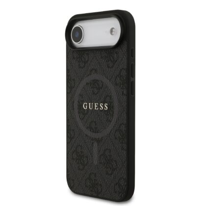 Guess PU Leather 4G Colored Ring MagSafe Case for iPhone Air / Black GUHMP17MG4GFRK 3666339490973
