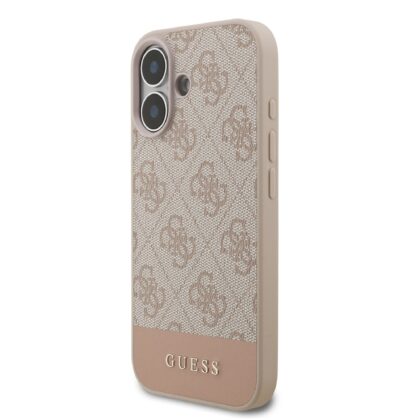 Guess PU 4G Stripe Case for iPhone 17 / Pink GUHCP17SG4GLPI 3666339491680