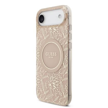 Guess IML Flowers Allover Strap MagSafe Case for iPhone Air / Pink GUHMP17MHCPOFPP 3666339526047