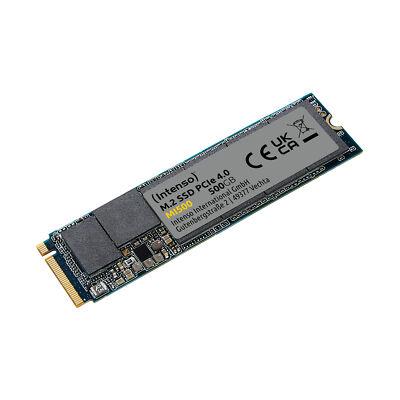 SSD INTENSO MI500 500GB M.2 NVMe 3D NAND Write speed 4000 MBytes/sec Read speed 5300 MBytes/sec 4mm TBW 300 TB MTBF 1500000 hours 3836450  3836450 4034303033959