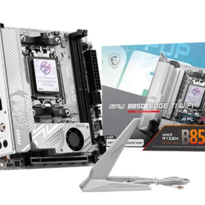 Mainboard MSI AMD B850 SAM5 Mini-ITX Memory DDR5 Memory slots 2 MPGB850IEDGETIWIFI  MPG B850I EDGE TI WIFI 4711377360906