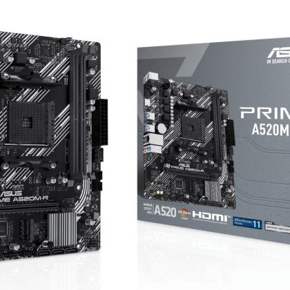 Mainboard ASUS AMD A520 SAM4 Micro-ATX Memory DDR4 Memory slots 2 1xPCI-Express 3.0 1x 1xPCI-Express 3.0 16x 1xM.2 1xHDMI 2xUSB 2.0 4xUSB 3.1 2xPS/2 1xRJ45 3xAudio port PRIMEA520M-R  PRIMEA520M-R 4711387466414