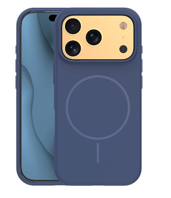 Mocco Silicone Thin Mag case for Apple iPhone 17 Pro Max MO-STM-IP-17PRMAX-BL 4752168155615