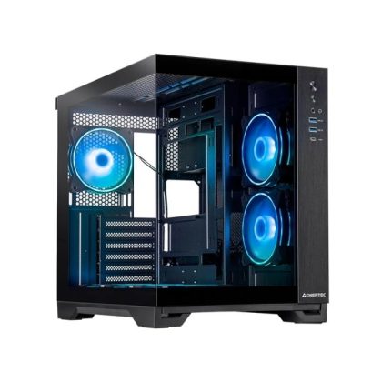Case CHIEFTEC VISIO GM-30B-TG-OP MidiTower Case product features Transparent panel Not included ATX MicroATX MiniITX Colour Black GM-30B-TG-OP  GM-30B-TG-OP 753263078681