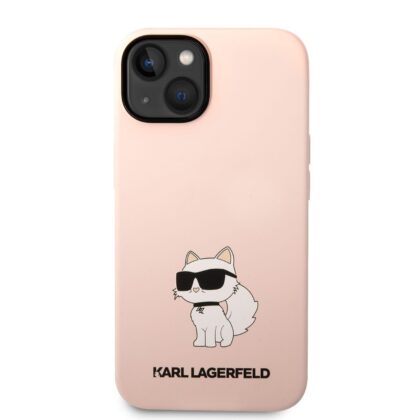 Karl Lagerfeld Liquid Silicone Choupette NFT Case for iPhone 14 Plus / Pink KLHCP14MSNCHBCP 3666339086695