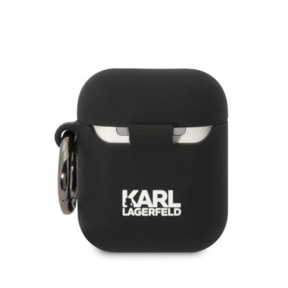 Karl Lagerfeld 3D Logo NFT Choupette Head Silicone Case for AirPods 1/2 / Black KLA2RUNCHK 3666339087890