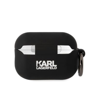 Karl Lagerfeld 3D Logo NFT Choupette Head Silicone Case for AirPods Pro 2 / Black KLAP2RUNCHK 3666339099268