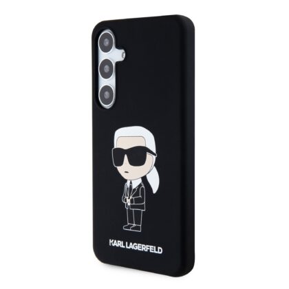 Karl Lagerfeld Liquid Silicone Ikonik NFT Case for Samsung Galaxy S24+ / black KLHCS24MSNIKBCK 3666339242305