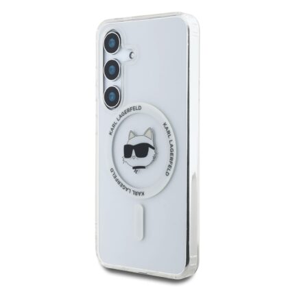 Karl Lagerfeld IML Choupette Head MagSafe Case for Samsung Galaxy S25 / Transparent KLHMS25SHLSCHH 3666339449896