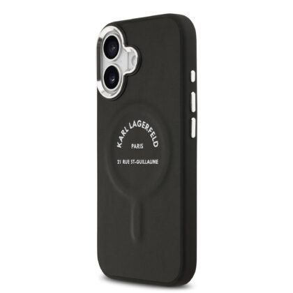 Karl Lagerfeld PU RSG Logo MagSafe Case for iPhone 17 / black KLHMP17SPSKRSGEK 3666339494018