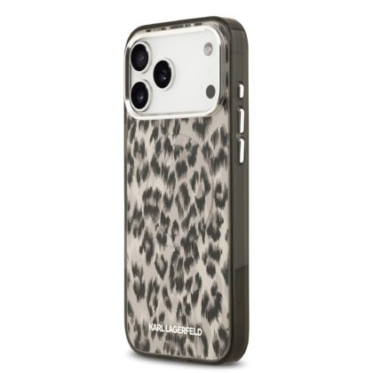 Karl Lagerfeld IML Leopard MagSafe Case for iPhone 17 Pro Max / brown KLHMP17XHDLEOICW 3666339506148