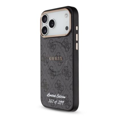 Guess PU 4G MagSafe Strap Limited Edition of 299 Case for Apple iPhone 17 Pro Max GUHMP17XP4GREGSLK 3666339574529