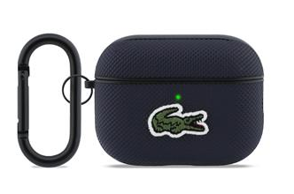 Lacoste Petit Pique Croc Logo Patch Case for Apple AirPods Pro 3 LCAP3PVCV 3666339574550