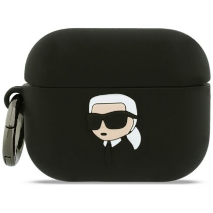 Karl Lagerfeld 3D Logo NFT Karl Head Silicone Case for Apple AirPods Pro 3 KLAP3RUNIKK 3666339574666