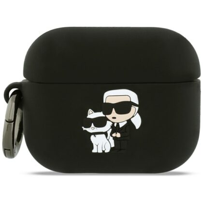 Karl Lagerfeld 3D Logo NFT Karl and Choupette Silicone Case for Apple AirPods Pro 3 KLAP3RUNKC 3666339574680