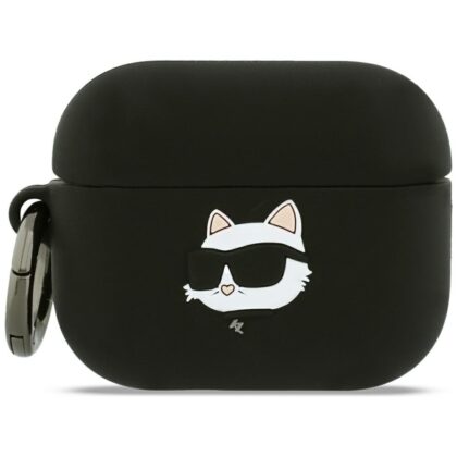 Karl Lagerfeld 3D Logo NFT Choupette Head Silicone Case for Apple AirPods Pro 3 KLAP3RUNCHK 3666339574895