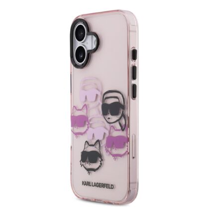 Karl Lagerfeld IML Multi K&CH Heads Case for iPhone 17 / pink KLHCP17SHMCHKCOP 3666339574925