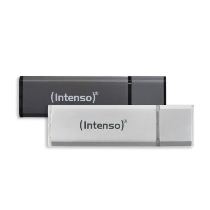 MEMORY DRIVE FLASH USB2 32GB/2PCS SILV/ ANT 3521480 INTENSO  3521480 4034303026937