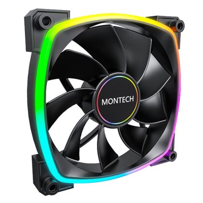 CASE FAN 140MM/RX140 PWM BLACK MONTECH  RX140PWMBLACK 4710562741285
