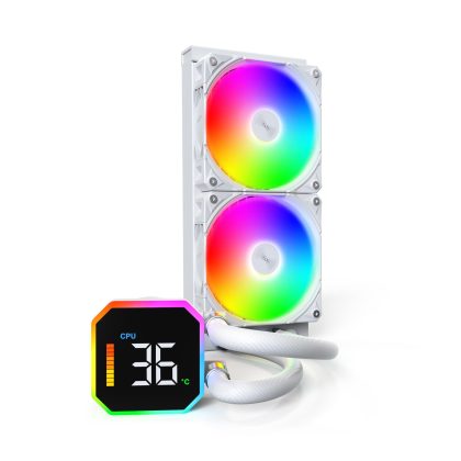 CPU COOLER MULTI SOCKET WHITE/HYPERFLOW DIGITAL 240 MONTECH  HYPERFLOW DIGITAL 240 (W) 4710562741728