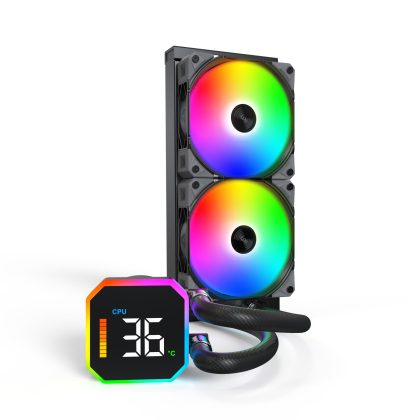 CPU COOLER MULTI SOCKET BLACK/HYPERFLOW DIGITAL 240 MONTECH  HYPERFLOW DIGITAL 240 (B) 4710562742794