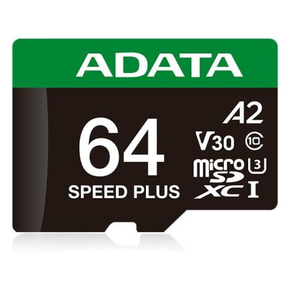 MEMORY MICRO SDXC 64GB UHS-I/UD64GUI3V30A2SP-RA1 ADATA  UD64GUI3V30A2SP-RA1 4711085949196