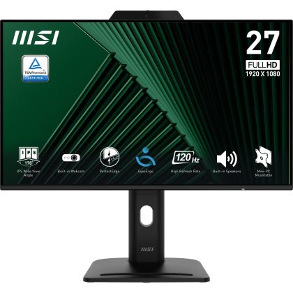 LCD Monitor MSI PRO MP272PMG 27" Business Panel IPS 1920x1080 16:9 120 Hz Speakers PROMP272PMG  PRO MP272PMG 4711377260442