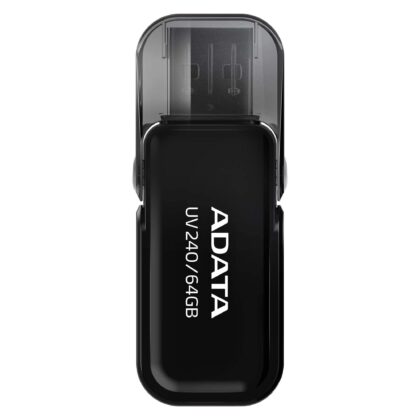 MEMORY DRIVE FLASH USB2 64GB/BLACK AUV240-64G-RBK ADATA  AUV240-64G-RBK 4713218465405