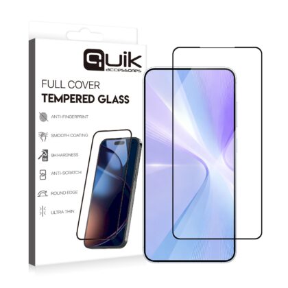 Quik Accessories Full Cover Tempered Glass for Samsung Galaxy S26 Plus QK-TG-SM-S26PL 4752168155240