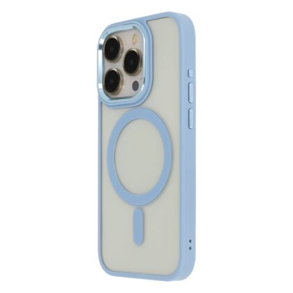Mocco Satin Elegant MagSafe Case for Apple iPhone 15 Pro Max MO-SEMG-IP-15-PM-BL 4752168155837
