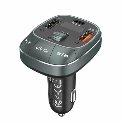 CAR FM TRANSMITTER+CHARGER USB/3P BLACK FFLB0 VENTION  FFLB0 6922794775923
