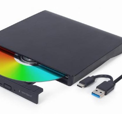 DVD RW USB3/USB-C 8X EXT RTL/BLACK DVD-USB-031 GEMBIRD  DVD-USB-031 8716309136143