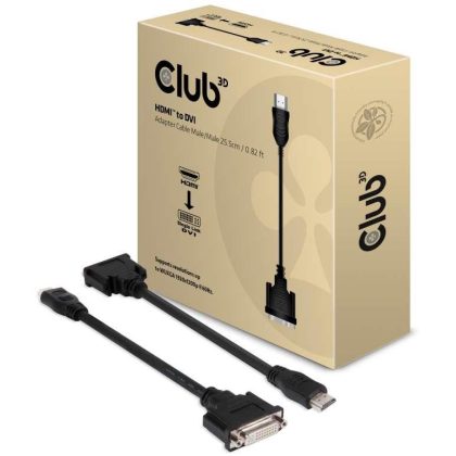 I/O ADAPTER HDMI TO DVI-D/CAC-HMD>DFD CLUB3D  CAC-HMD>DFD 8717249407898