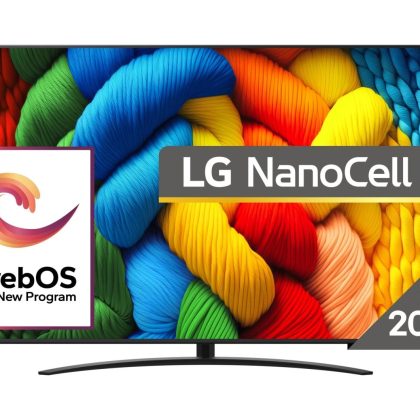 TV Set LG 86" 4K/Smart 3840x2160 Wireless LAN Bluetooth webOS Black 86NANO81A3A  86NANO81A3A 8806096360552