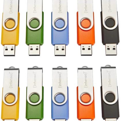 MEMORY DRIVE FLASH USB2 10X16G/MULTIPACK 3503571 INTENSO 3503571 4034303035809