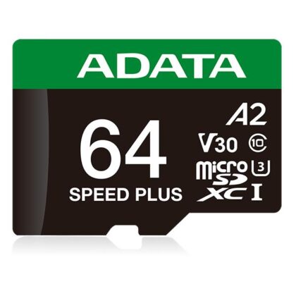 MEMORY MICRO SDXC 64GB UHS-I/UD64GUI3V30A2SP-RA1 ADATA  UD64GUI3V30A2SP-RA1 4711085949196