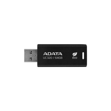 MEMORY DRIVE FLASH USB3.2 64GB/BLACK UC320-64G-RBK/BK ADATA UC320-64G-RBK/BK 4711085949295