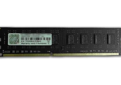 MEMORY DIMM 4GB PC12800 DDR3/F3-1600C11S-4GNT G.SKILL  F3-1600C11S-4GNT 4711148599535