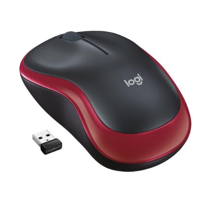 MOUSE USB OPTICAL WRL M185/RED 910-002237 LOGITECH  910-002237 5099206028845